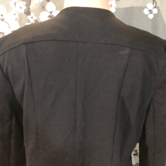 NWOT MALANDRINO Jersey Moto Zip Jacket Coat - Picture 6 of 7